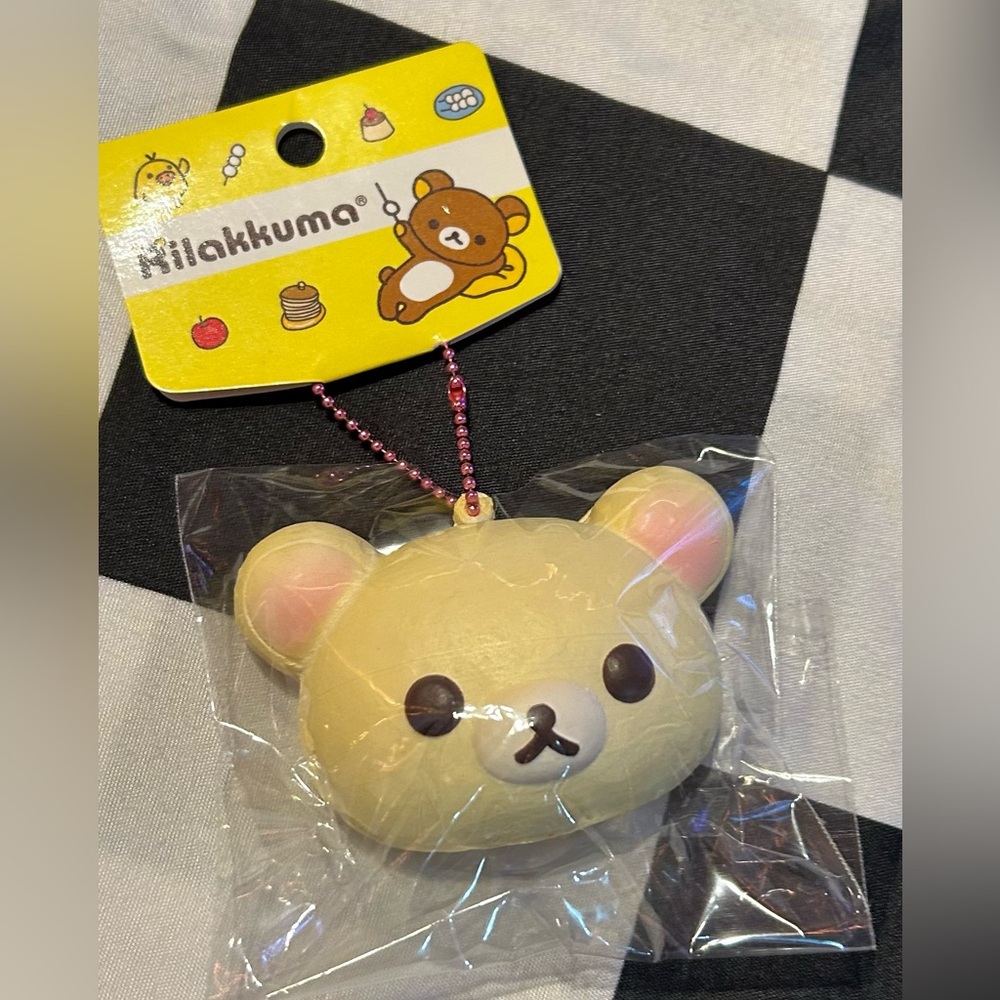 RARE Korilakkuma Head Bun Squishy